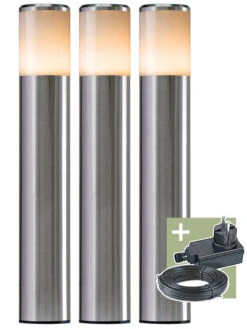 Gartenleuchten Komplettset 'Sten' Von Ludeco (Art.Nr. PL1013)