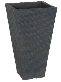 Pflanzkübel Geflecht-Dekor -Garten Gefuehl flechtkuebel eckig hoch 1280x1280